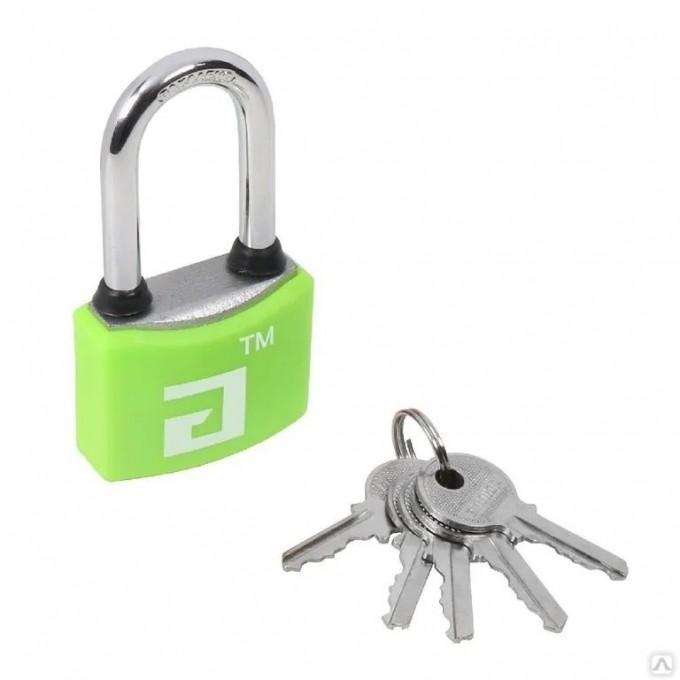 ТИС ВС1Ч-364ПД, зеленый, 5 ключей, d 6 мм, длинная дужка 100048797588